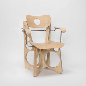SHOP CHAIR WITH ARMS